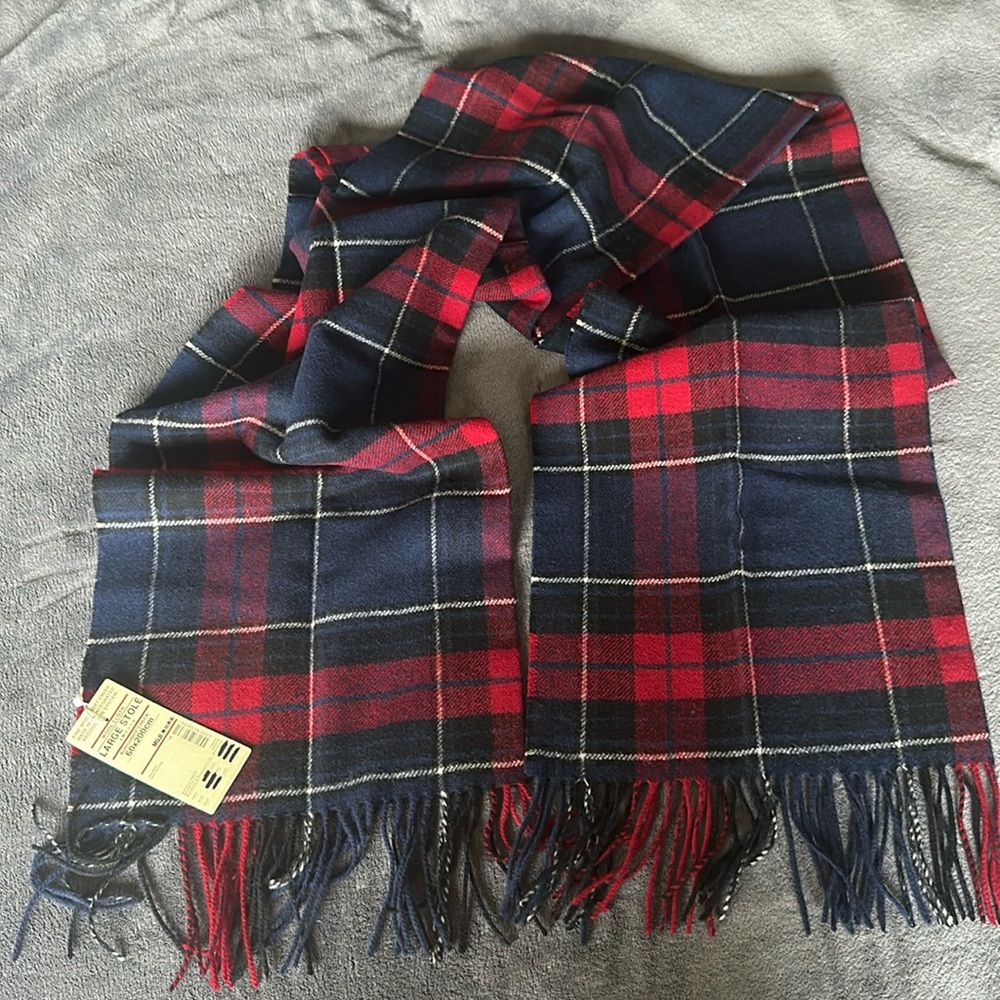 NWT Muji Wool 2- Way Large Stole.